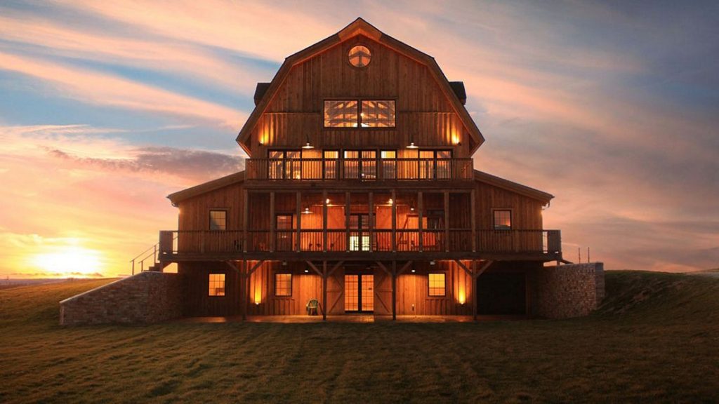 wood barn homes